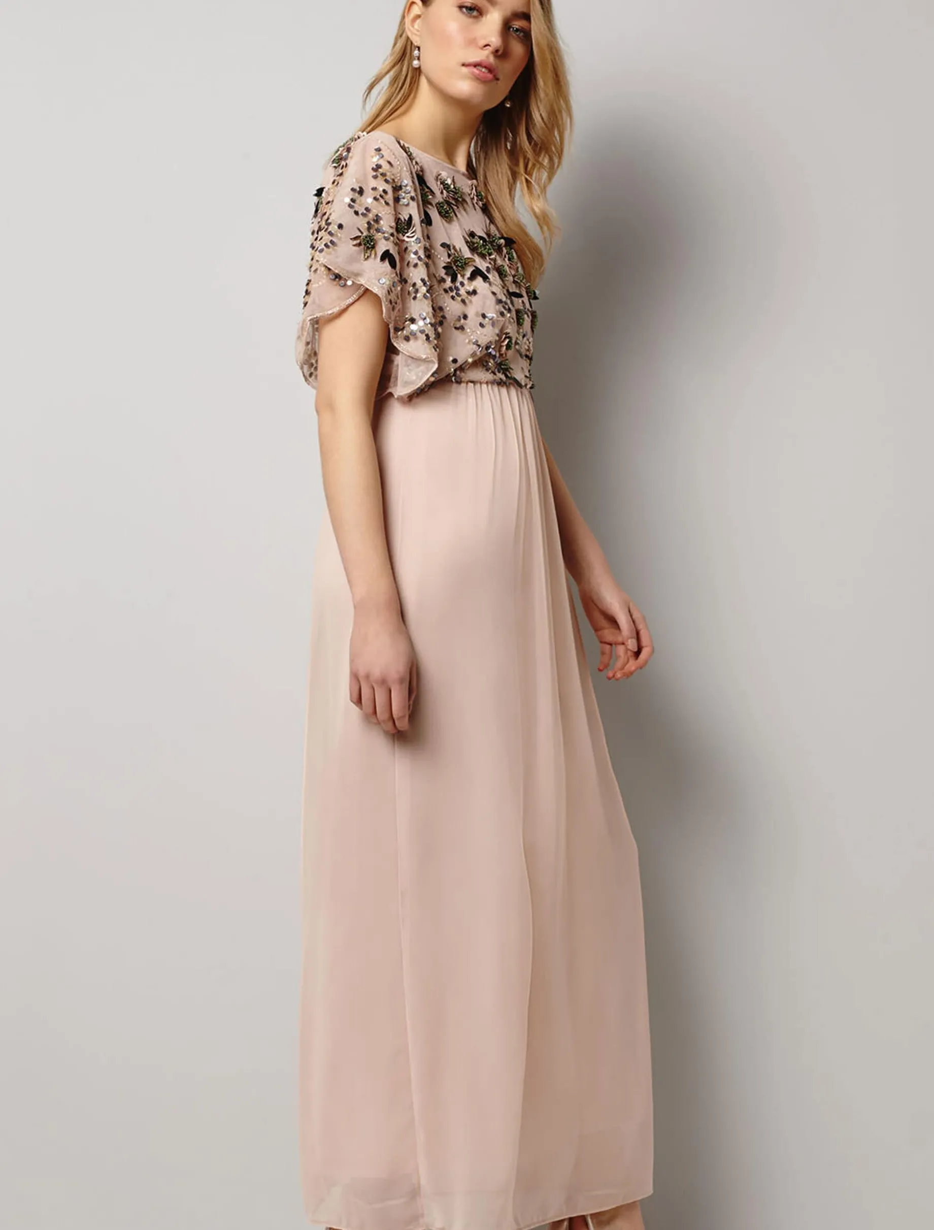 Aaliyah Embellished Maxi Dress
