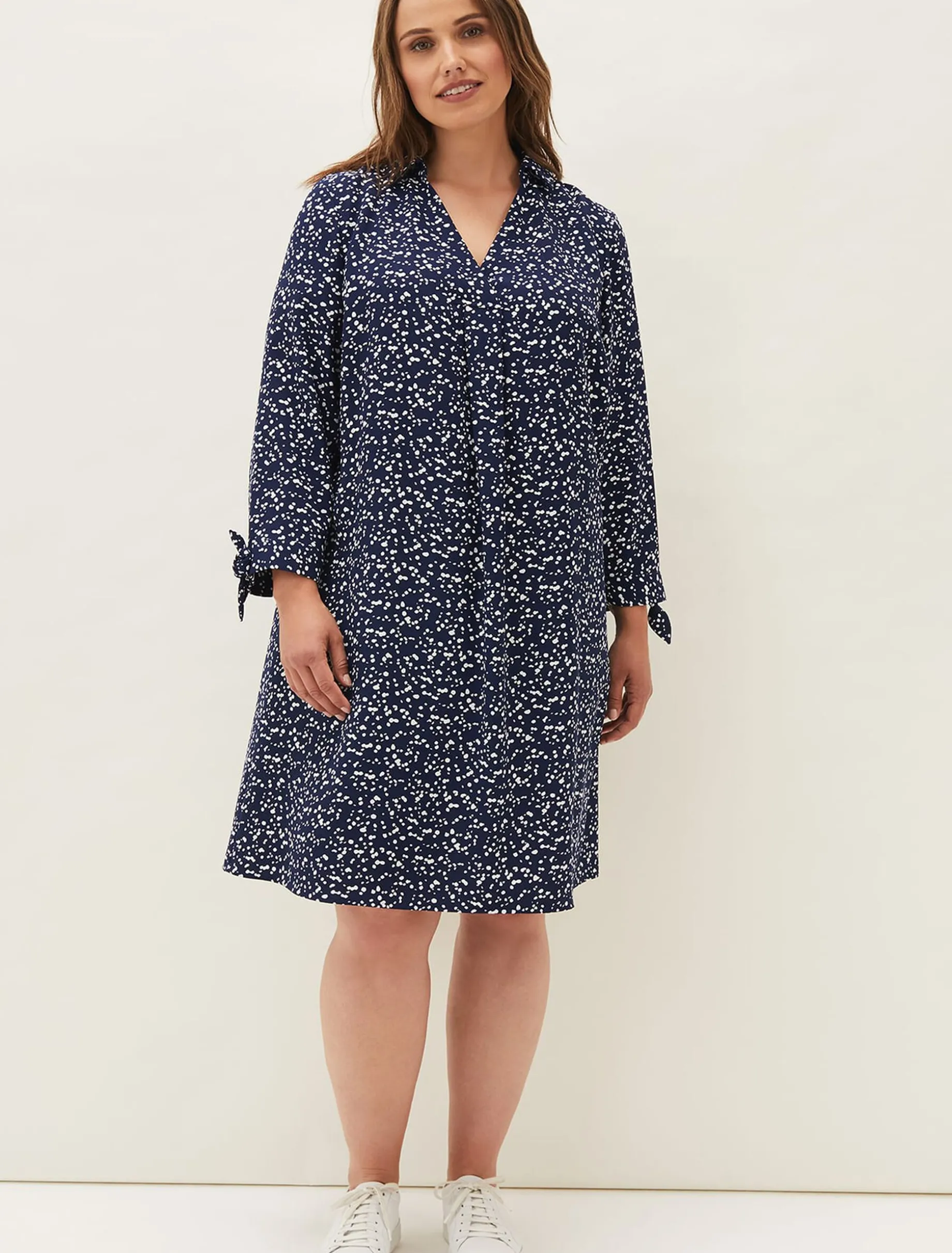 Abigail Spot Swing Dress