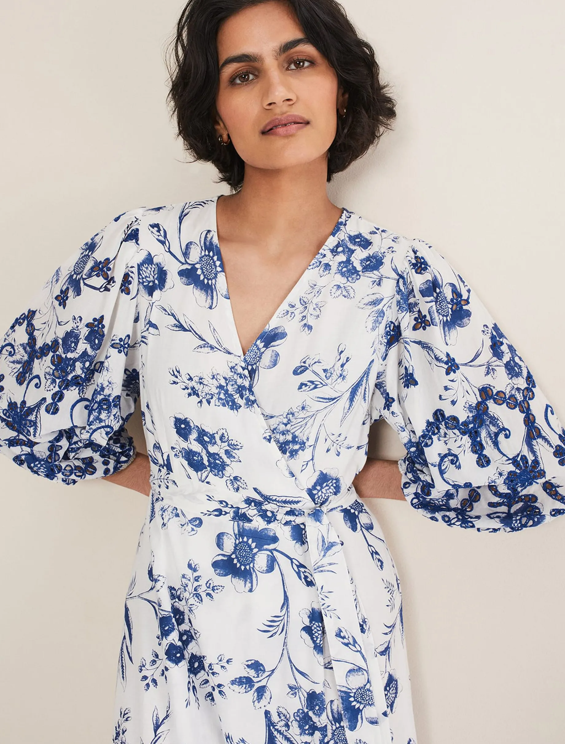 Abriella Floral Midi Dress
