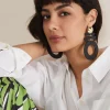 Abstract Drop Earrings