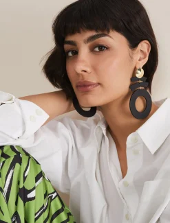 Abstract Drop Earrings