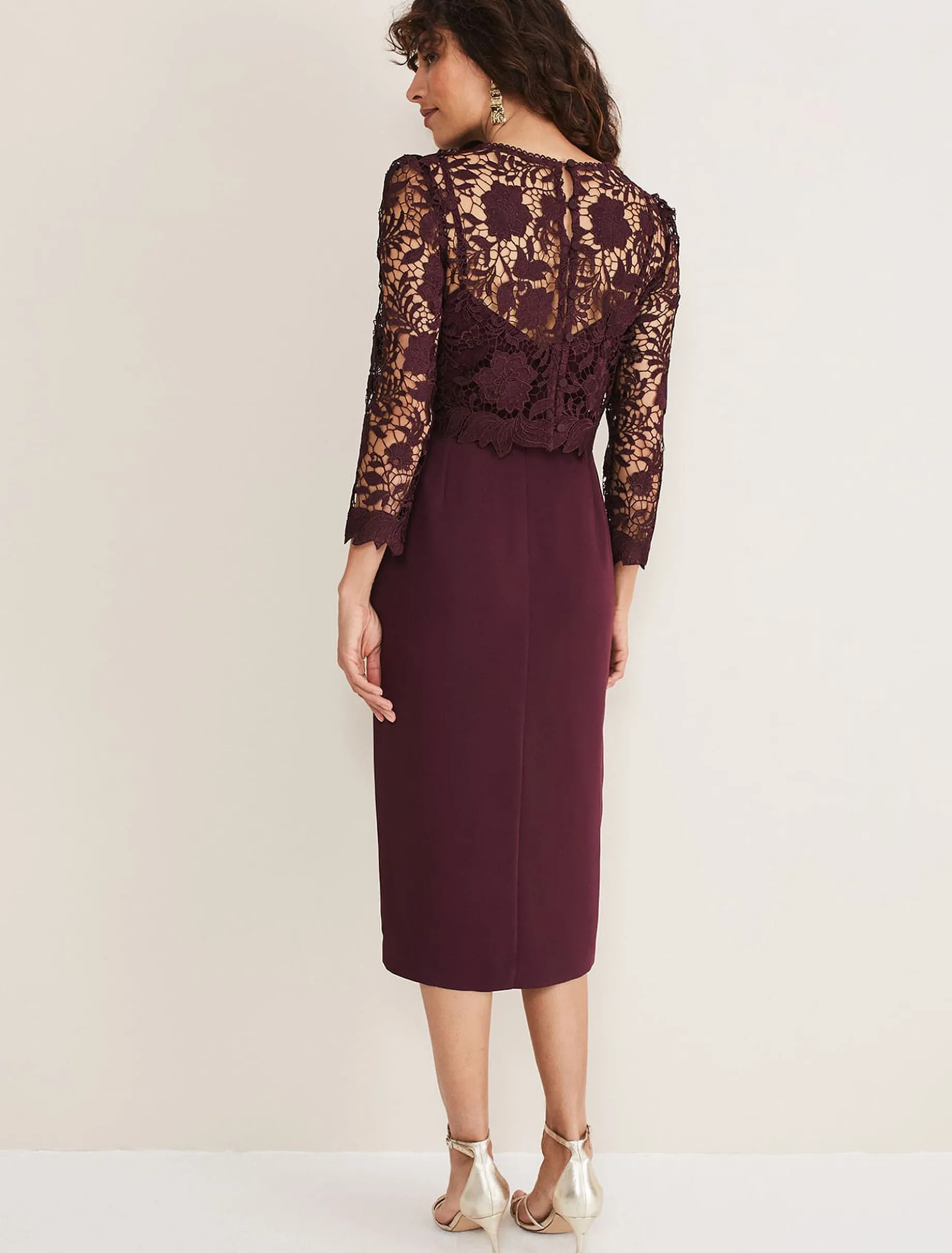 Adeline Double Layer Lace Dress