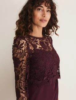 Adeline Double Layer Lace Dress