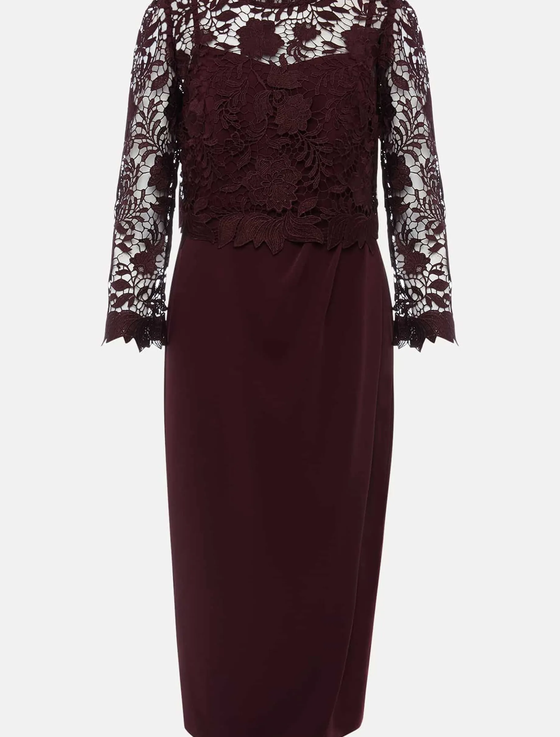 Adeline Double Layer Lace Dress