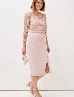 Adeline Double Layer Lace Dress