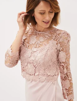 Adeline Double Layer Lace Dress