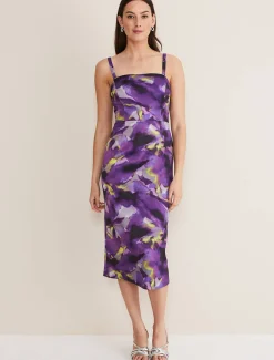 Adelita Abstract Print Dress