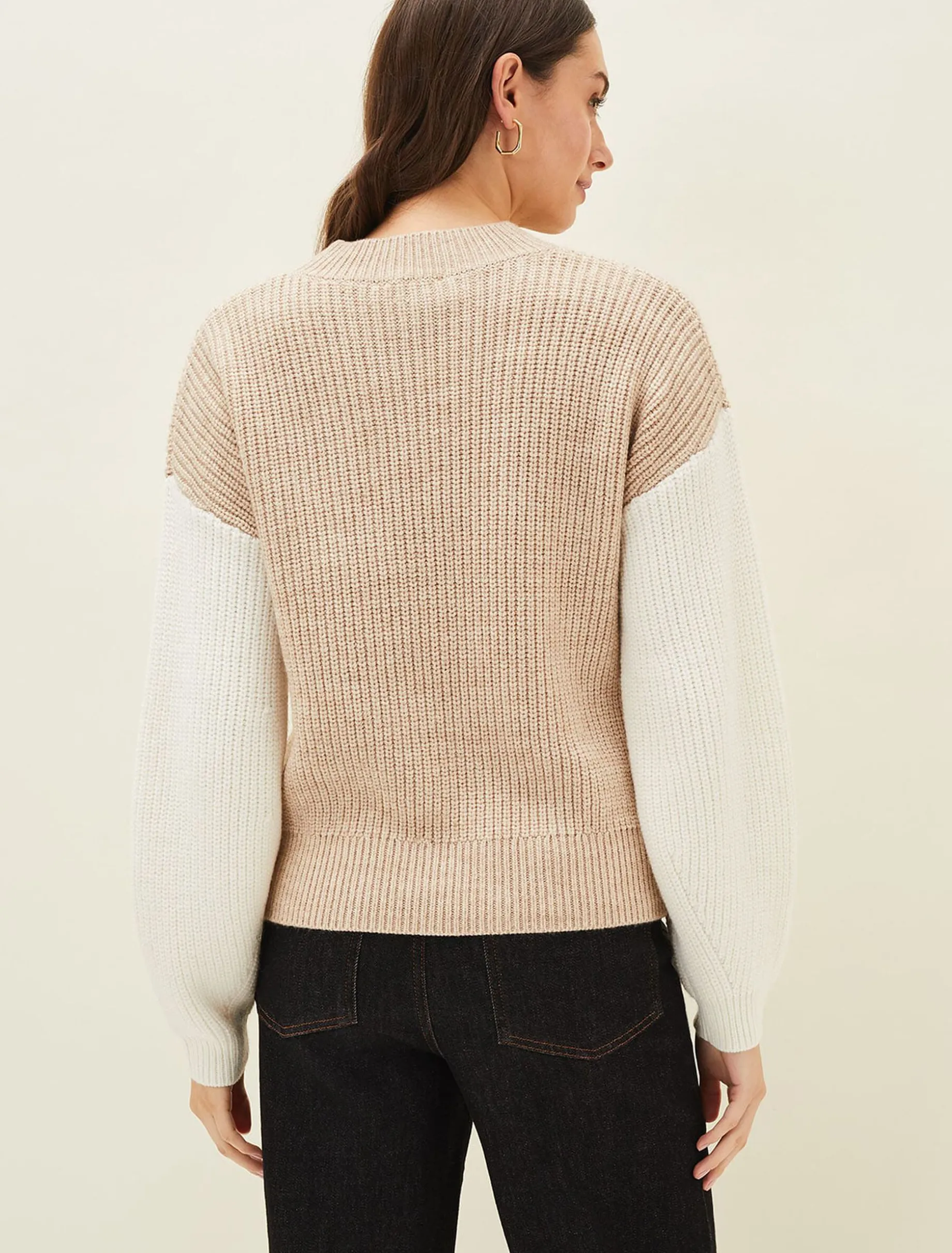 Adora Colourblock Chunky Jumper