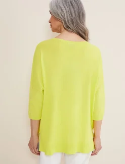 Adriana Stepped Hem Knit