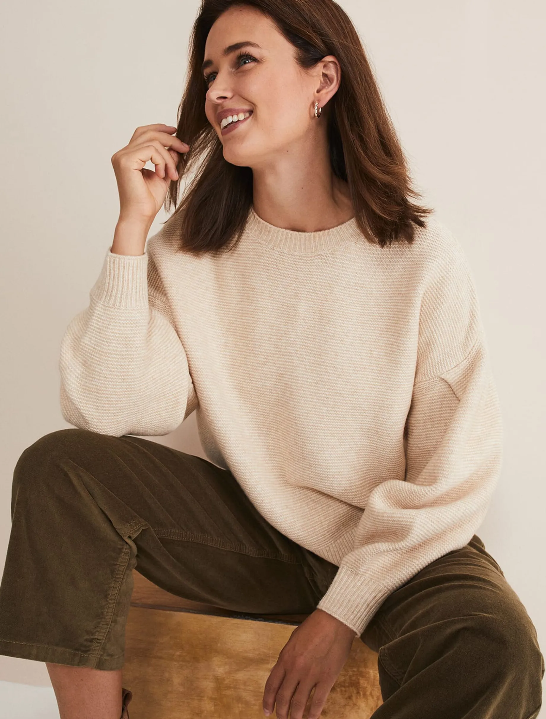 Afia Bell Sleeve Knitted Jumper