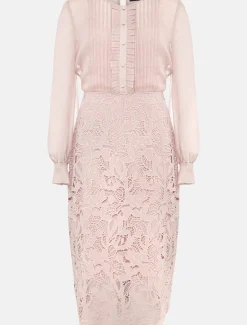 Aldora Chiffon Lace Dress