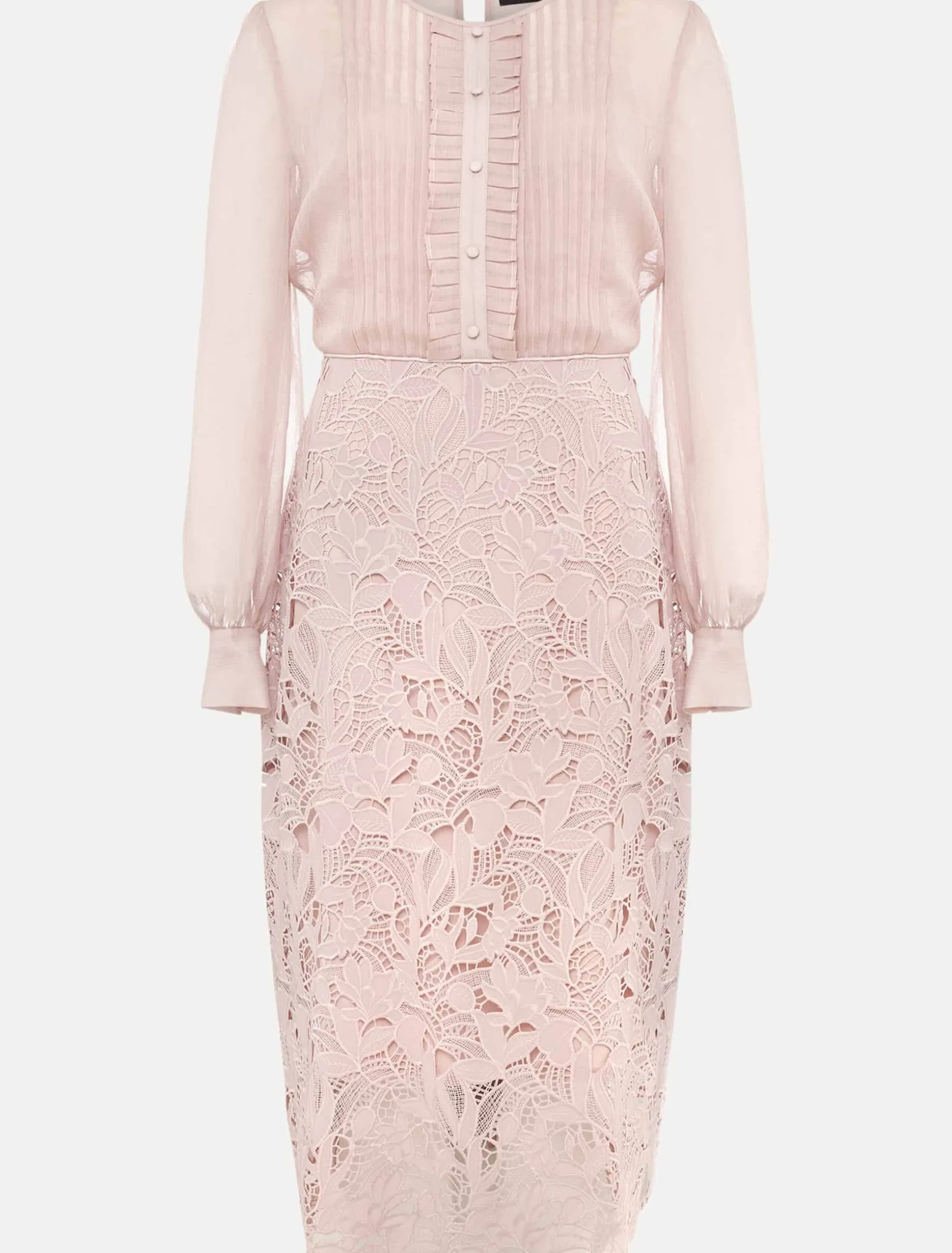 Aldora Chiffon Lace Dress