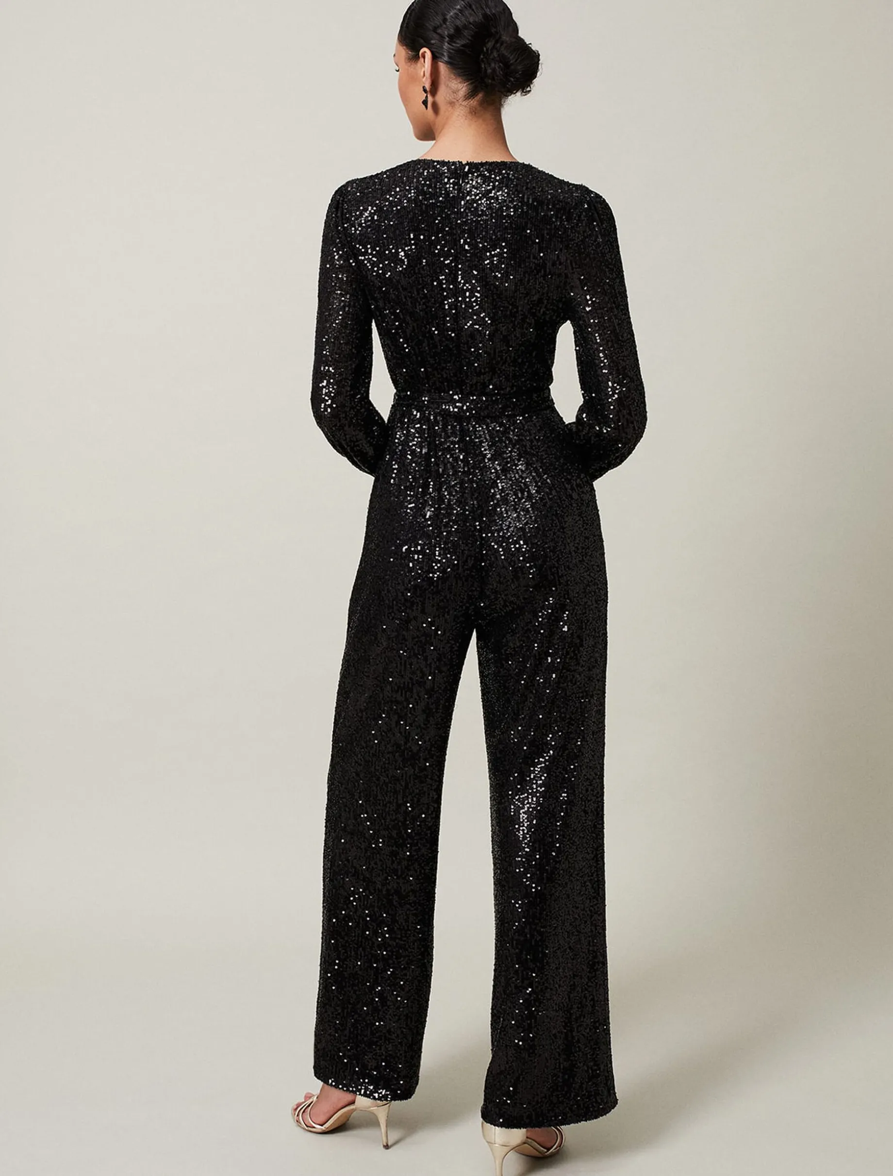 Alessandra Sequin Jumpsuit