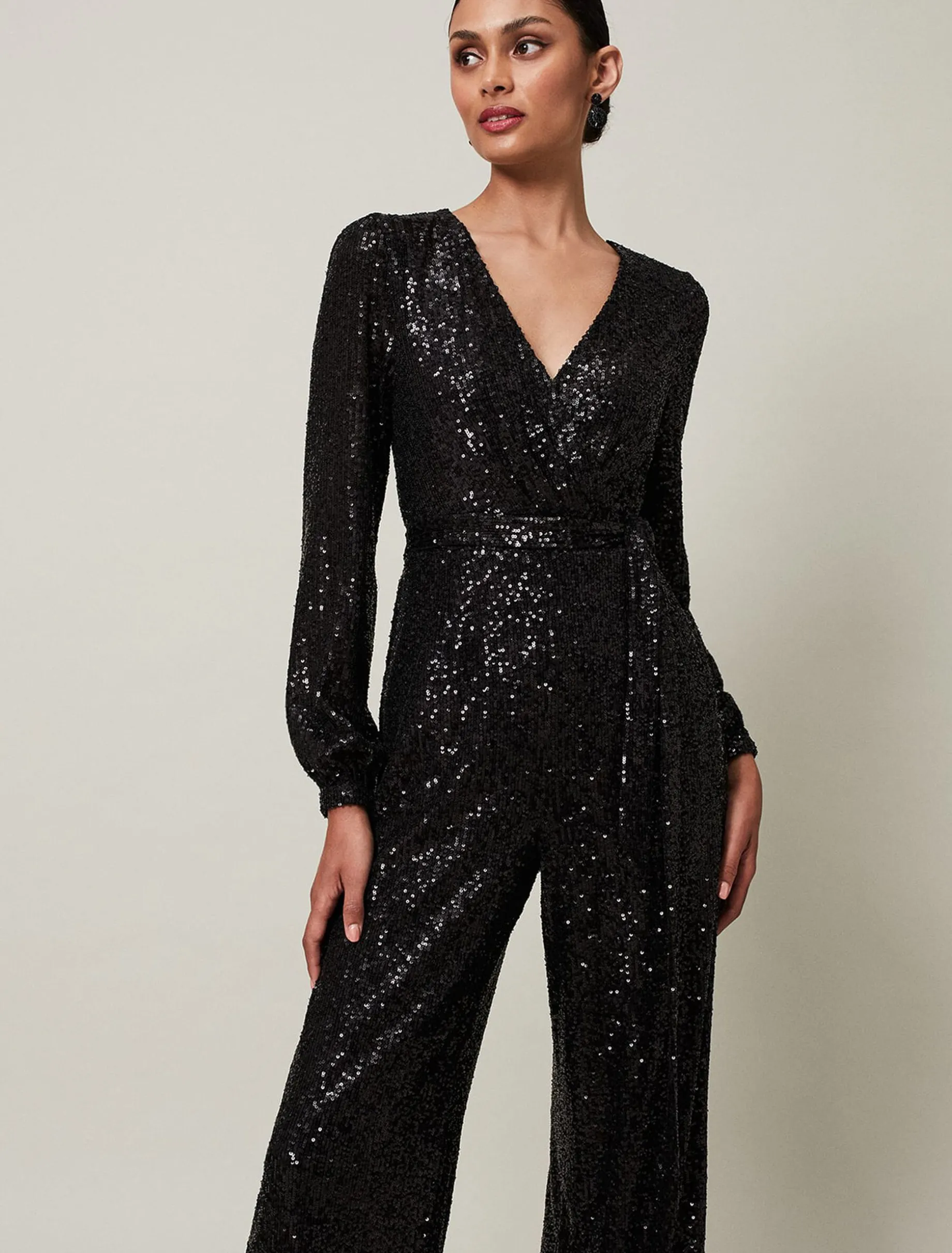 Alessandra Sequin Jumpsuit