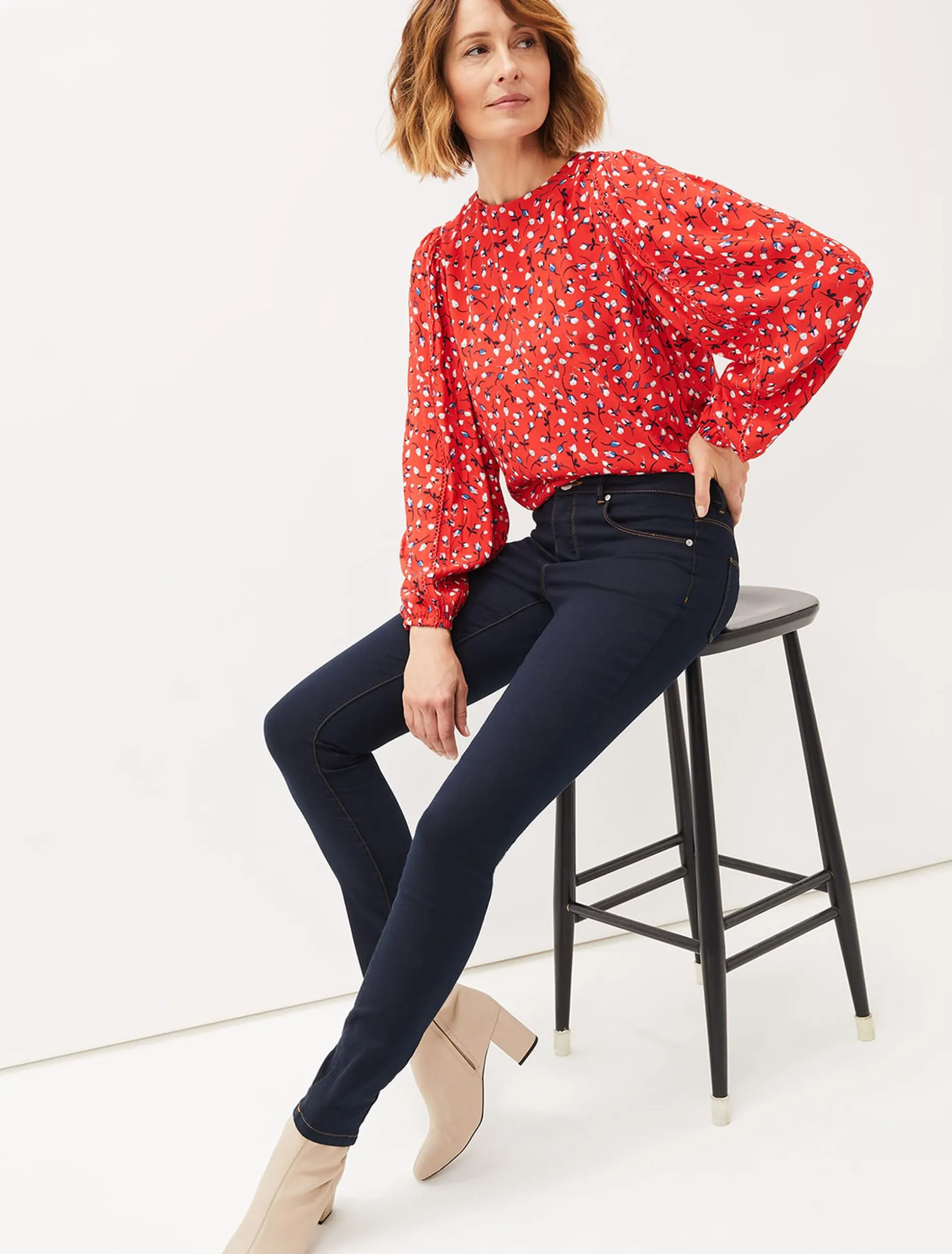 Alexandra Ditsy Floral Print Blouse