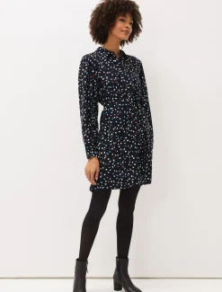 Alexandra Ditsy Print Shirt Dress