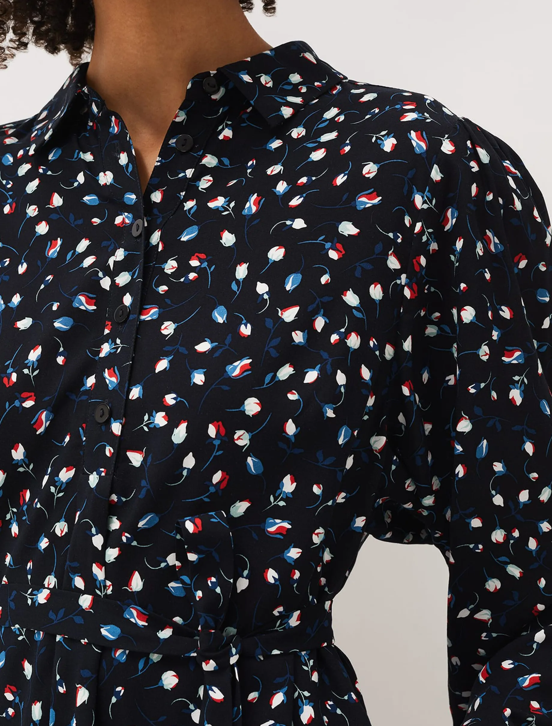 Alexandra Ditsy Print Shirt Dress