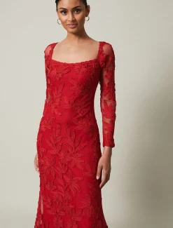 Alicia Tapework Maxi Dress