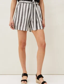 Alison Stripe Linen Short