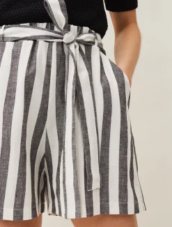 Alison Stripe Linen Short