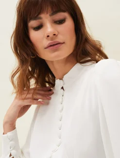 Alix Button Blouse