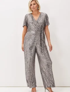 Allesandra Sequin Jumpsuit