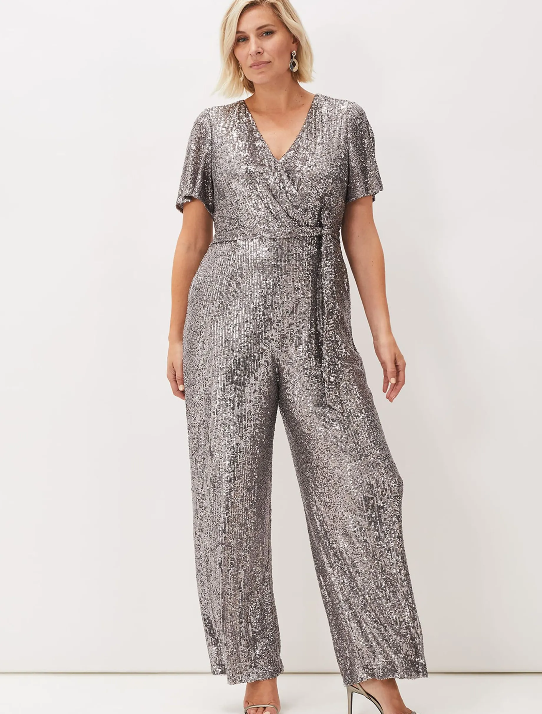 Allesandra Sequin Jumpsuit