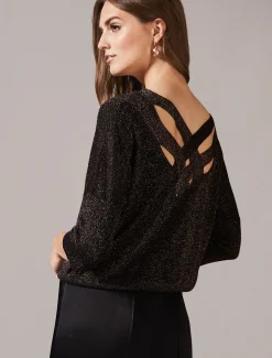 Allison Shimmer Knit Top