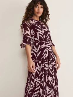 Amber Leaf Tiered Dress
