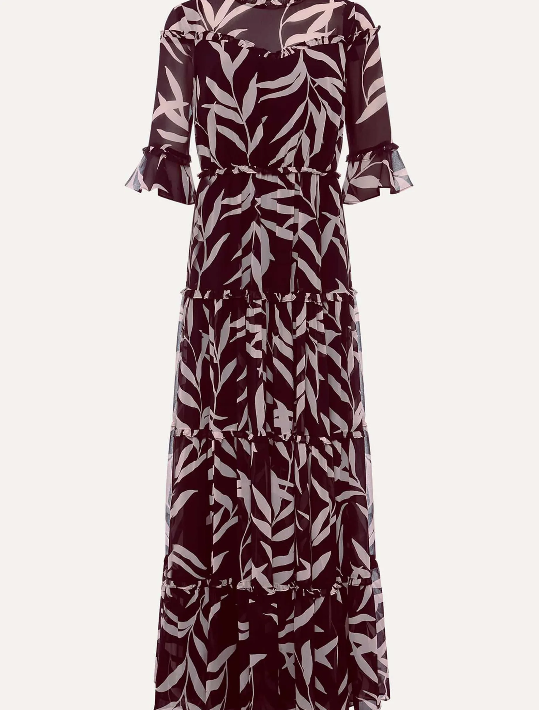 Amber Leaf Tiered Dress