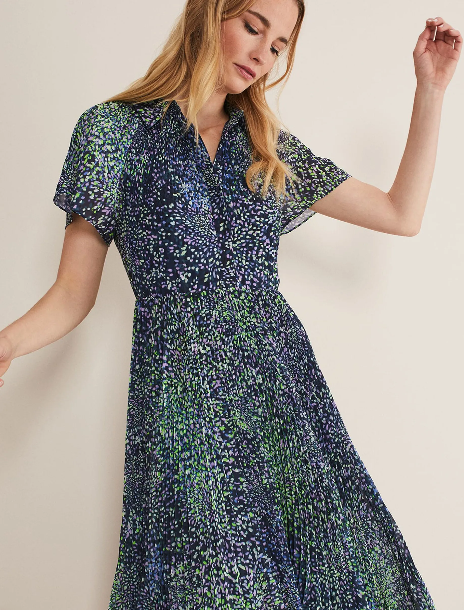 Amelia Petal Shirt Dress