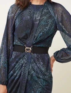 Amelie Snake Print Dress