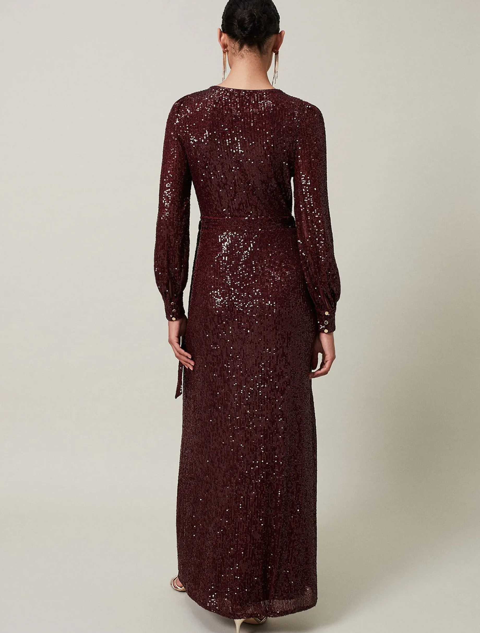Amily Sequin Maxi Dress