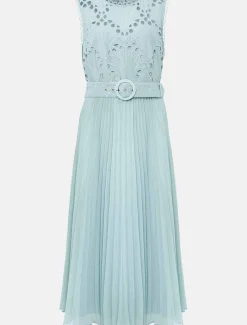 Amora Lace Bodice Midi Dress