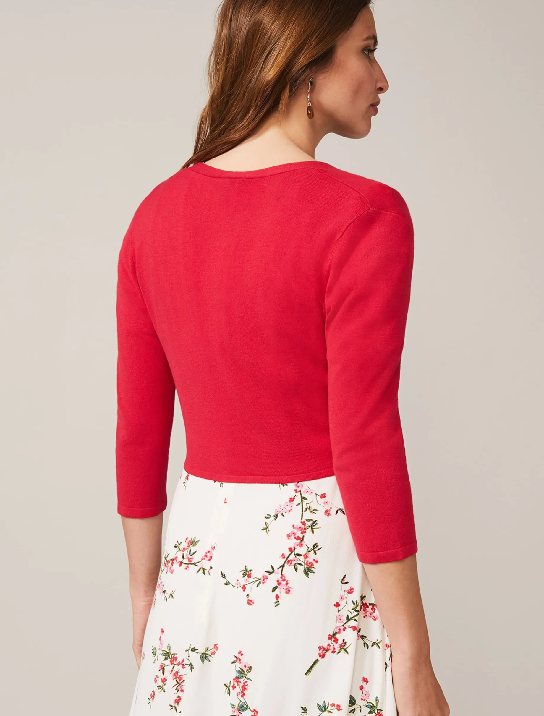 Ana Tie Front Knit Cover Up
