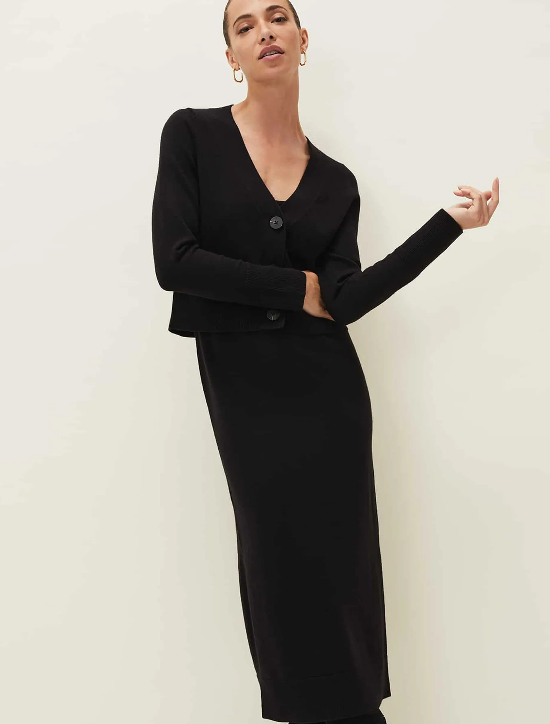 Anja Knitted Dress And Cardigan Co-Ord