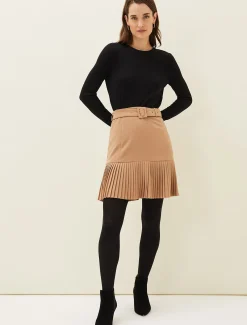 Annabel Pleated Mini Skirt