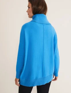 Annika Asymmetric Hem Chunky Jumper