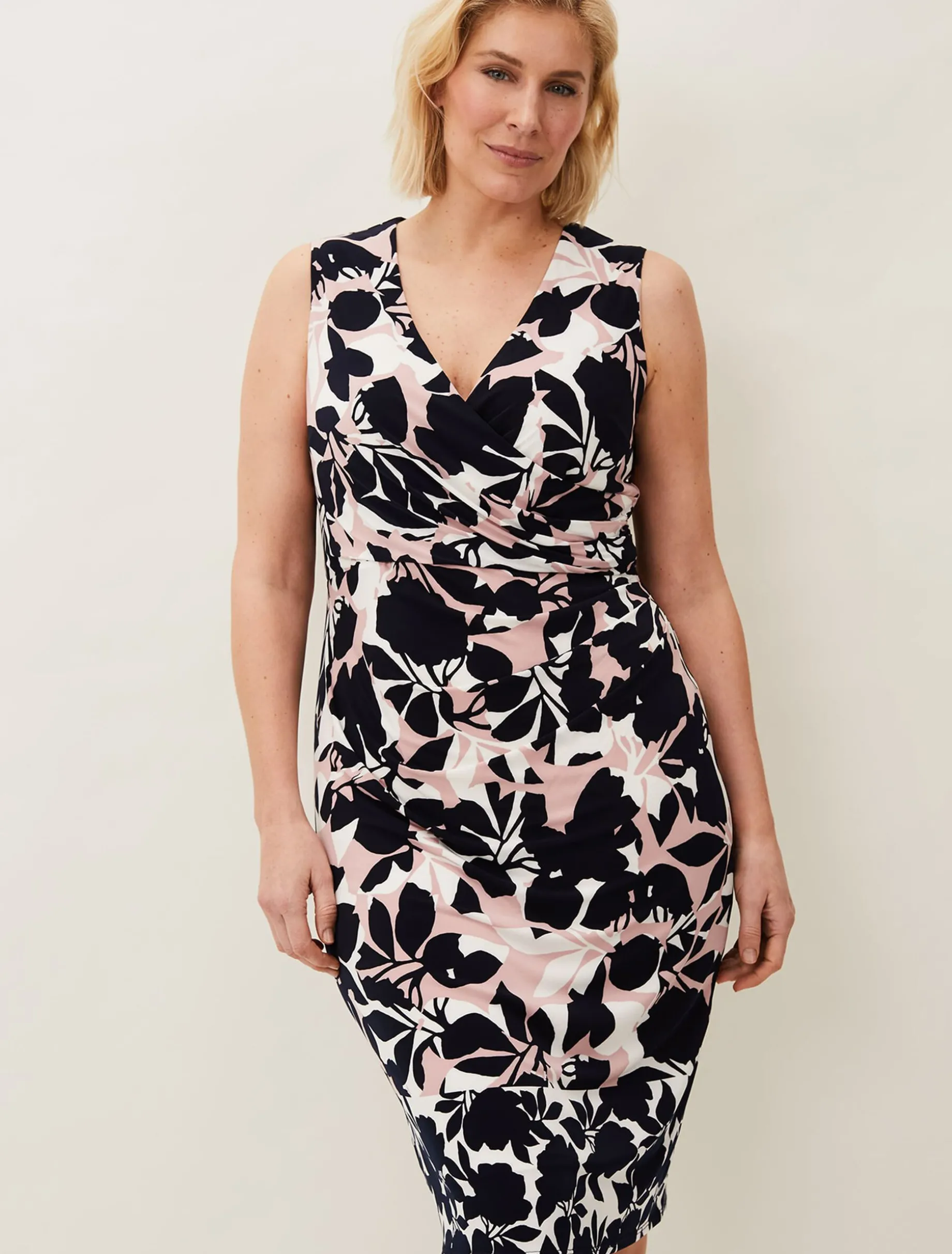 Anoushka Floral Jersey Dress