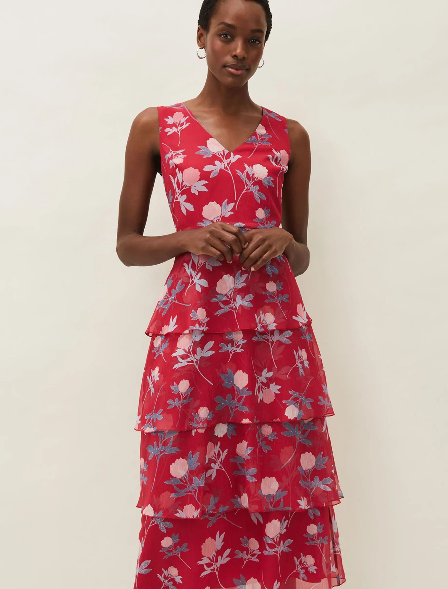 Antonella Floral Tiered Dress