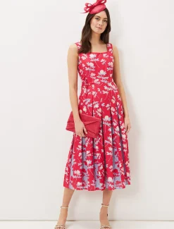 Antonella Print Fit And Flare Dress