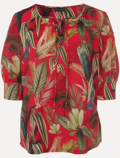 Antonia Tropical Print Top