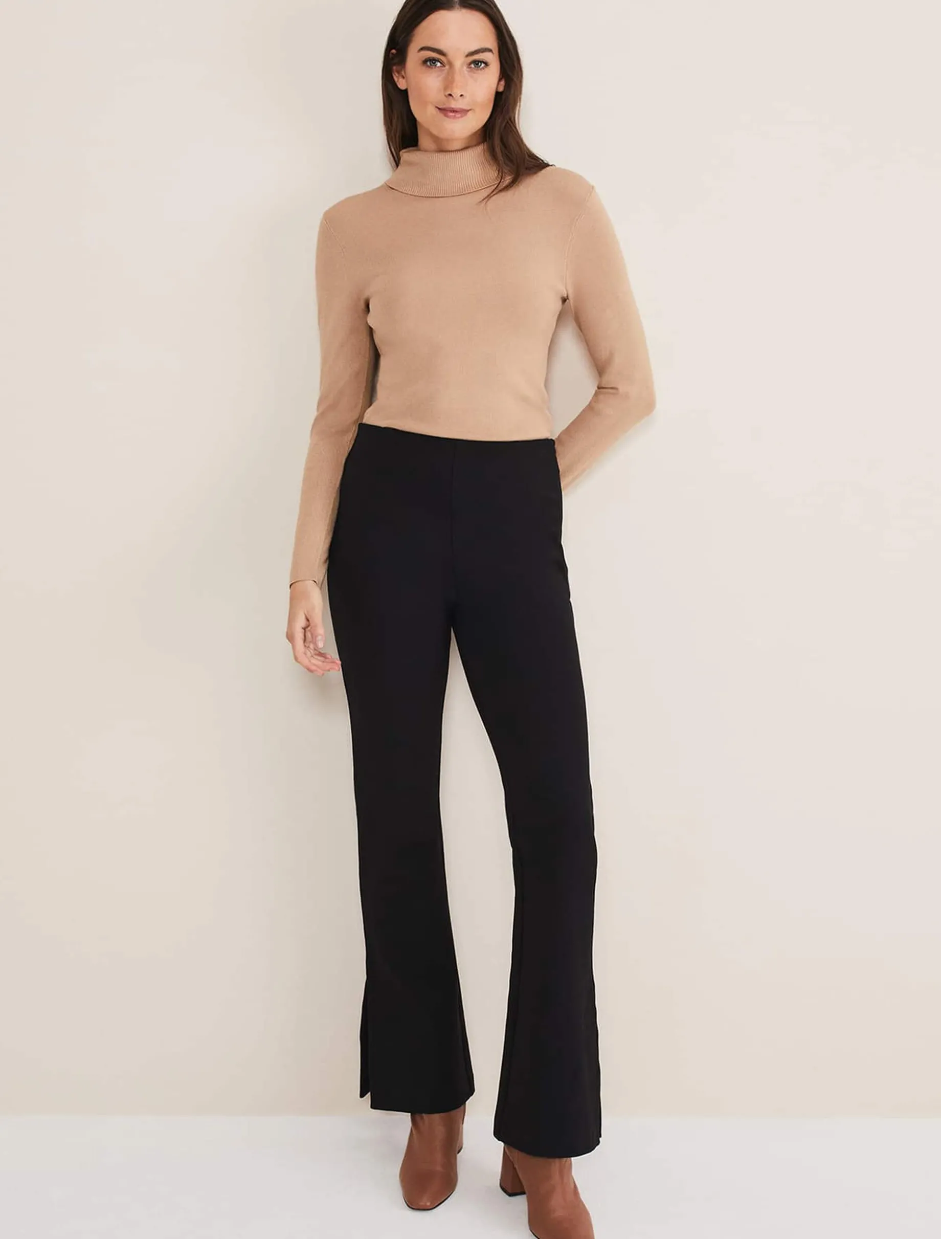 Ara Side Split Bootcut Ponte Trouser
