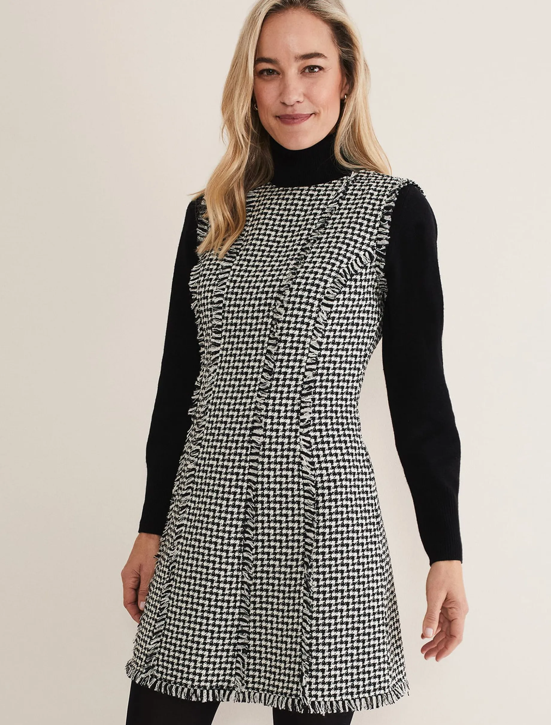 Arie Tweed Mini Dress