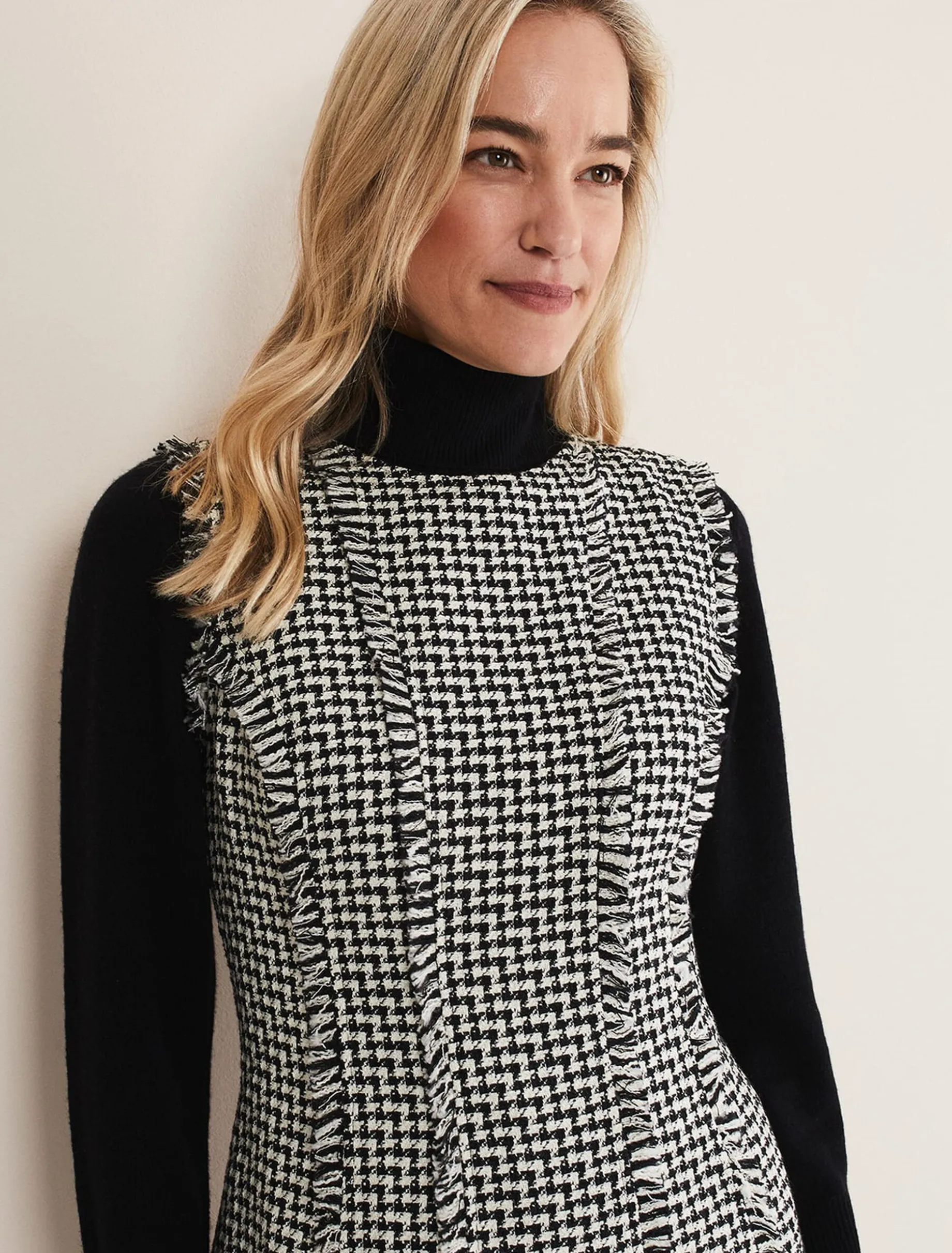 Arie Tweed Mini Dress