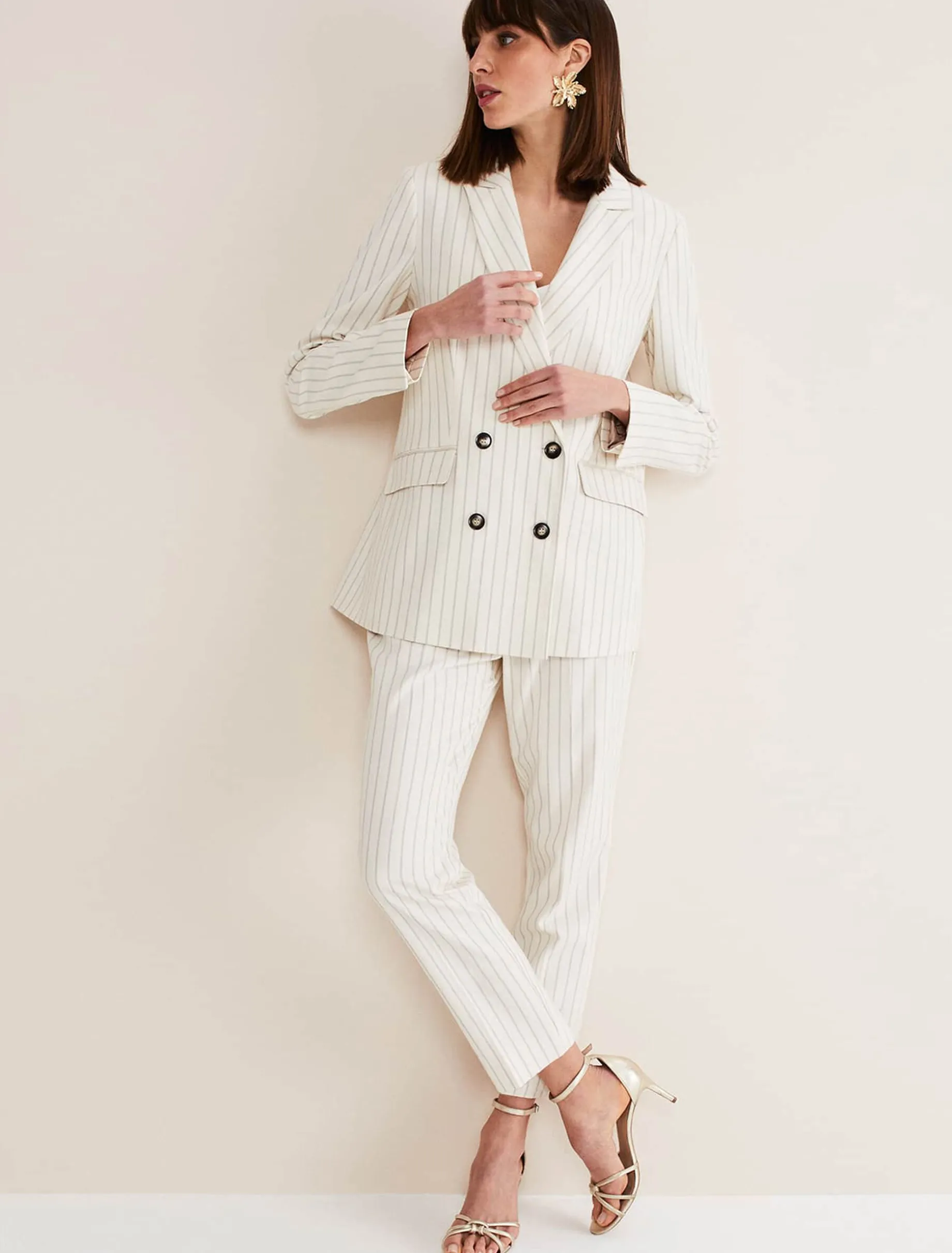 Ariella Pinstripe Blazer