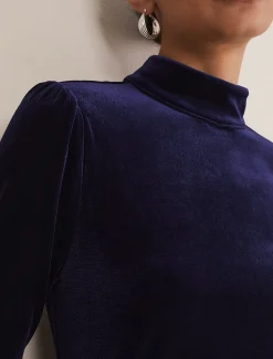 Ariella Velvet Polo