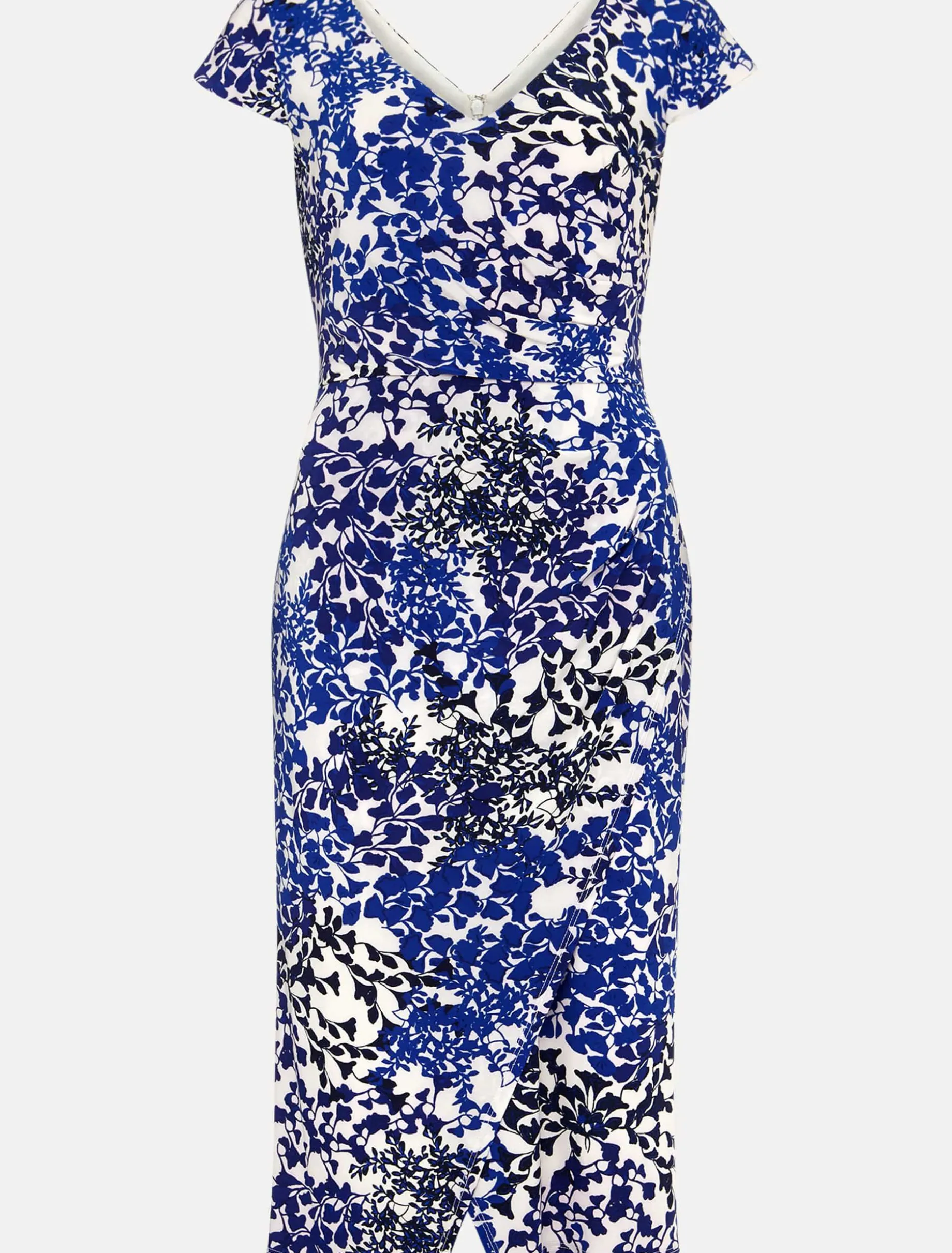 Arielle Contrast Print Jersey Dress