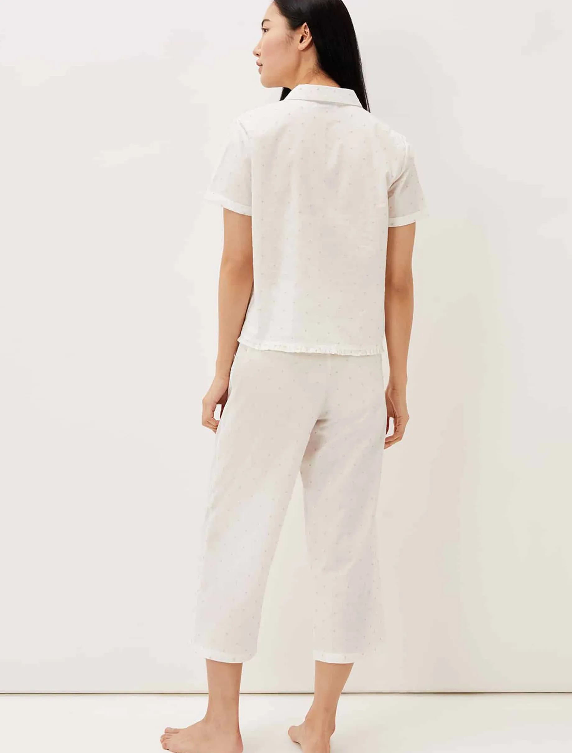 Ashai Dobby Spot Pj Set