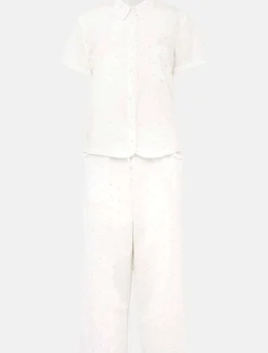 Ashai Dobby Spot Pj Set